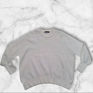 Lillusory White Oversized Sweater Size Small